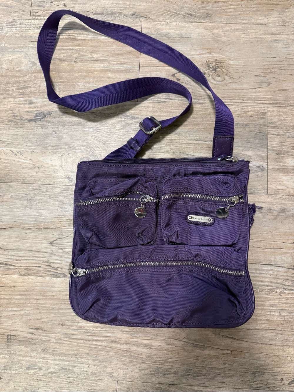 Franco Sarto Deep Purple Messenger Bag